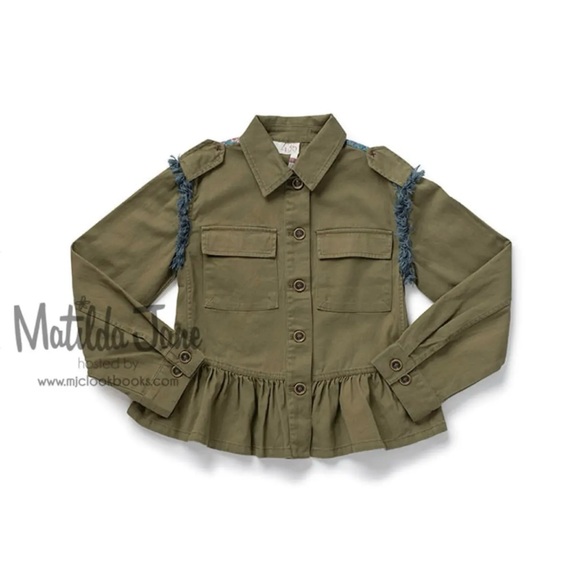 Matilda Jane 435 Girls Military Varsity Jacket - Picture 1 of 7
